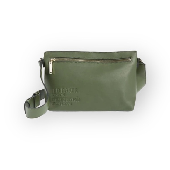 Ted Baker Jordell Crossbody Bag In Dark Green - Picture 1 of 13
